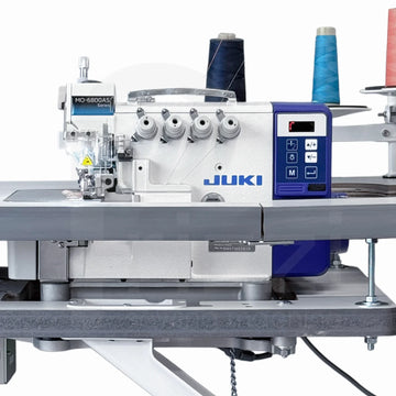 JUKI MO-6814AS-BE6-40H-DD10S Industrial Two Needle Direct Drive High-Speed Overlock Sewing Machine