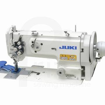 JUKI LU-1560N Industrial Double Needle Unison-Feed Walking-Foot Lockstitch for Heavy-Weight Materials