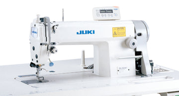 Juki DDL-5550N-7WB Industrial Single Needle Lockstitch Sewing Machine for Medium Fabrics with Control Box SC-920 Servomotor M92 & Operation Panel CP-18A