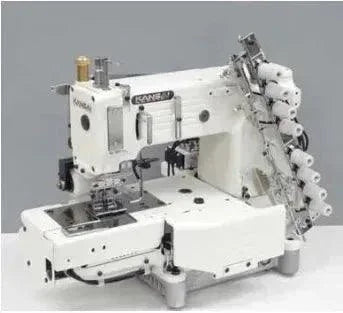 KANSAI SPECIAL FX-4404P-UTC, Cylinder Bed, 4-Needle Double Chain Stitch Machine for Attaching Elastic