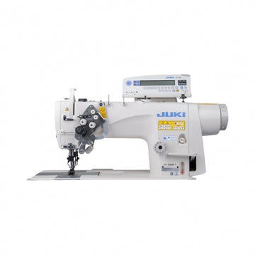 JUKI LH-3568A-F7WBAK135 Semi-Dry Head Double Needle Industrial Lockstitch Machine for Medium-Weight Materials with Control Box SC-920A & Operation Panel CP-18A