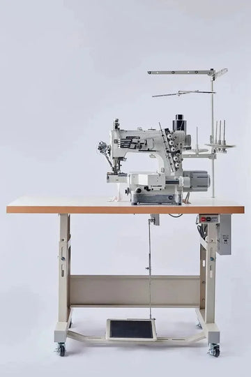 KANSAI SPECIAL NC-1103GDA-UTE-7/32 (5.6 mm) Industrial Coverstitch Sewing Machine with Small Cylinder Bed