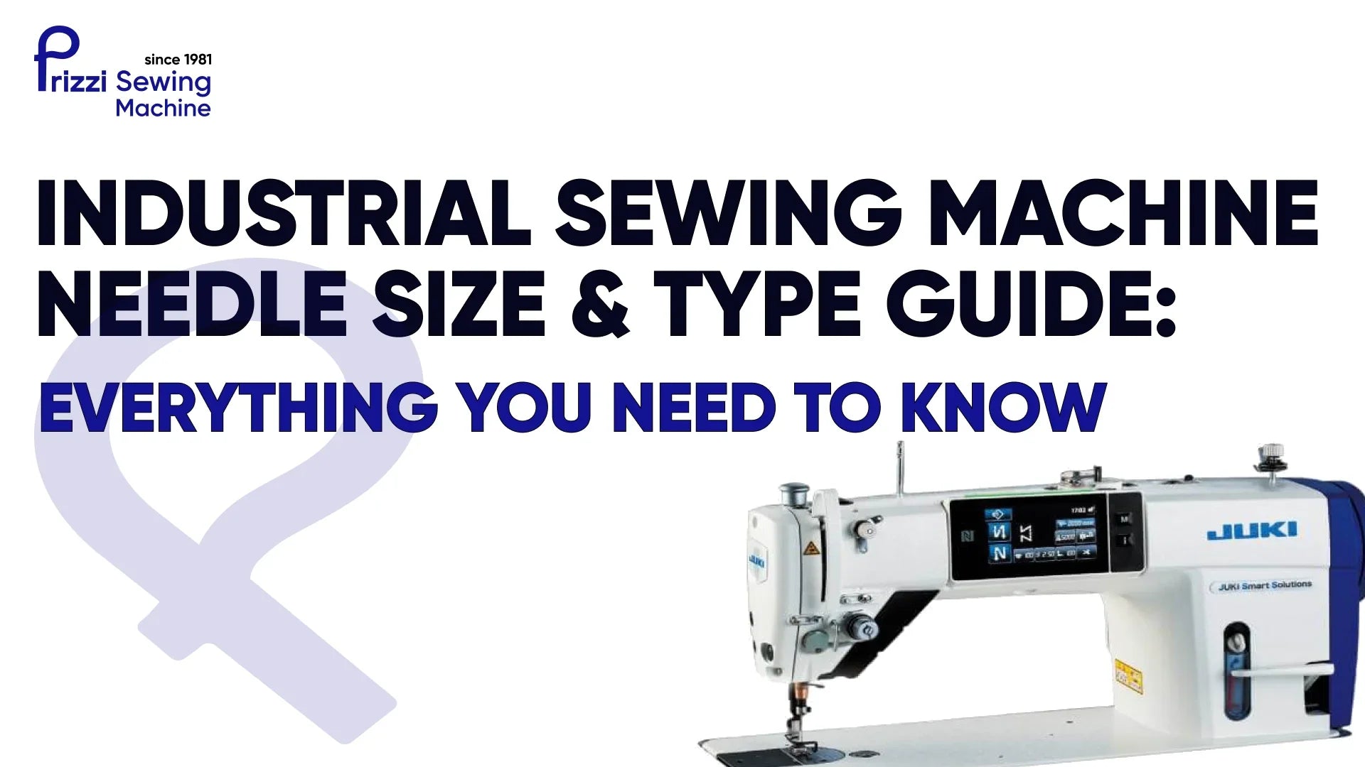 Industrial sewing machine needle size guide Choose the best needle for ...