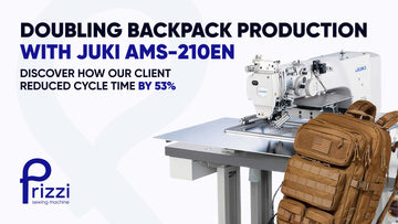 How to Double Tactical Backpack Production Using the JUKI AMS-210EN