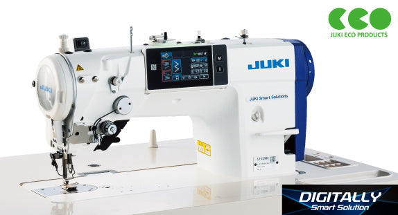 JUKI LZ-2290CF-7WBAK156 Industrial Single Needle Fully Digital High-Speed Direct-Drive Semi-Dry Zigzag Sewing System with SC-955AD Control Box