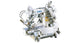 JUKI MF-7923D-H24-E56/UT59/MC37 — Three-Needle Semi-Dry Cylinder-Bed Coverstitch Machine for Extra Light Materials with Pneumatic Thread Trimming and Fray Prevention & Suction System (5.6 mm Gauge) | SC921 Control Box & CP18 Panel Included