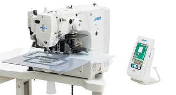 JUKI AMS-210EN-ZL-1510RZW/X90051 — Computer-Controlled Pattern SewingMachine for Extra Heavy-Weight Materials with Automatic Bobbin Thread Wind-and-Feed Device
