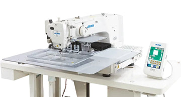 JUKI AMS-221F-GS3020/SZ5000 — Computer-Controlled Digital Pattern Sewing System for Heavy to Extra Heavy-Weight Materials (300 × 200 mm Sewing Area)
