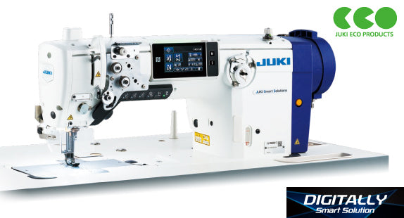 JUKI LU-2828NVA-7NBBSZ Industrial Single Needle Digital-Control Direct-Drive Unison-Feed Lockstitch for Heavy-Material Production with Large-Capacity Hook & SC-952AD Control Box