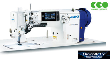 JUKI LU-2828NVA-7NBBSZ Industrial Single Needle Digital-Control Direct-Drive Unison-Feed Lockstitch for Heavy-Material Production with Large-Capacity Hook & SC-952AD Control Box