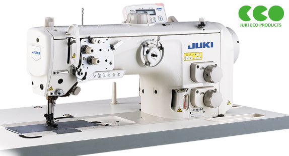 JUKI LU-2828A-70BBS Industrial Single Needle Direct-Drive Unison-Feed Heavy-Duty Lockstitch with 2.7-fold Capacity Hook (SC-922B Control Box, CP-18C Operation Panel)