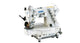 JUKI MF-7923-H11-B64-PL12-UT57 - Three-Needle Cylinder-Bed Top & Bottom Coverstitch Machine for Elastic Band Welting with Pneumatic Thread Trimming & Gear-Type Puller (SC921 Control Box & CP18 Panel Included)