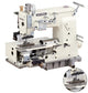 KANSAI SPECIAL DFB-1412PQ 1/4 Flat-Bed Twelve Needle Shirring Stitch Industrial Sewing Machine