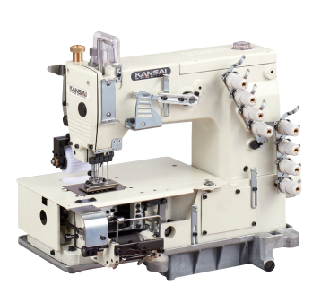 KANSAI SPECIAL DFB-1404P Flat-Bed 4-needle Flat Bed Chain Stitch Machine