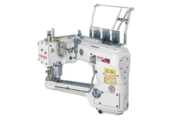 Pegasus FS703P-A-G2BX452/PD23, Feed-off-the-arm Cylinder Bed Machine for Flat Seaming, Double Side Cut, with Table & Servo