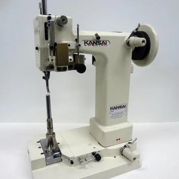 KANSAI SPECIAL SPX-211 Extra-Small Post Bed Chain Stitch Sewing Machine, with Table & Servo Motor