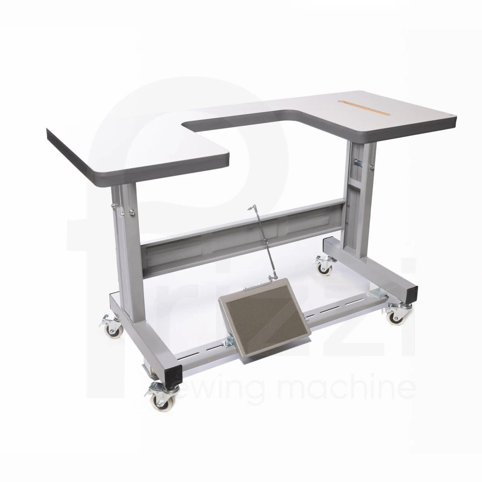 Prizzi U-Cut Sewing Table With Legs