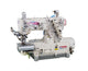 Shing Ling VG-999-N800-356-AST-DS — Industrial Three-Needle Five-Thread Direct-Drive Short Cylinder-Bed Interlock Machine with Left-Hand Knife Fabric Trimmer