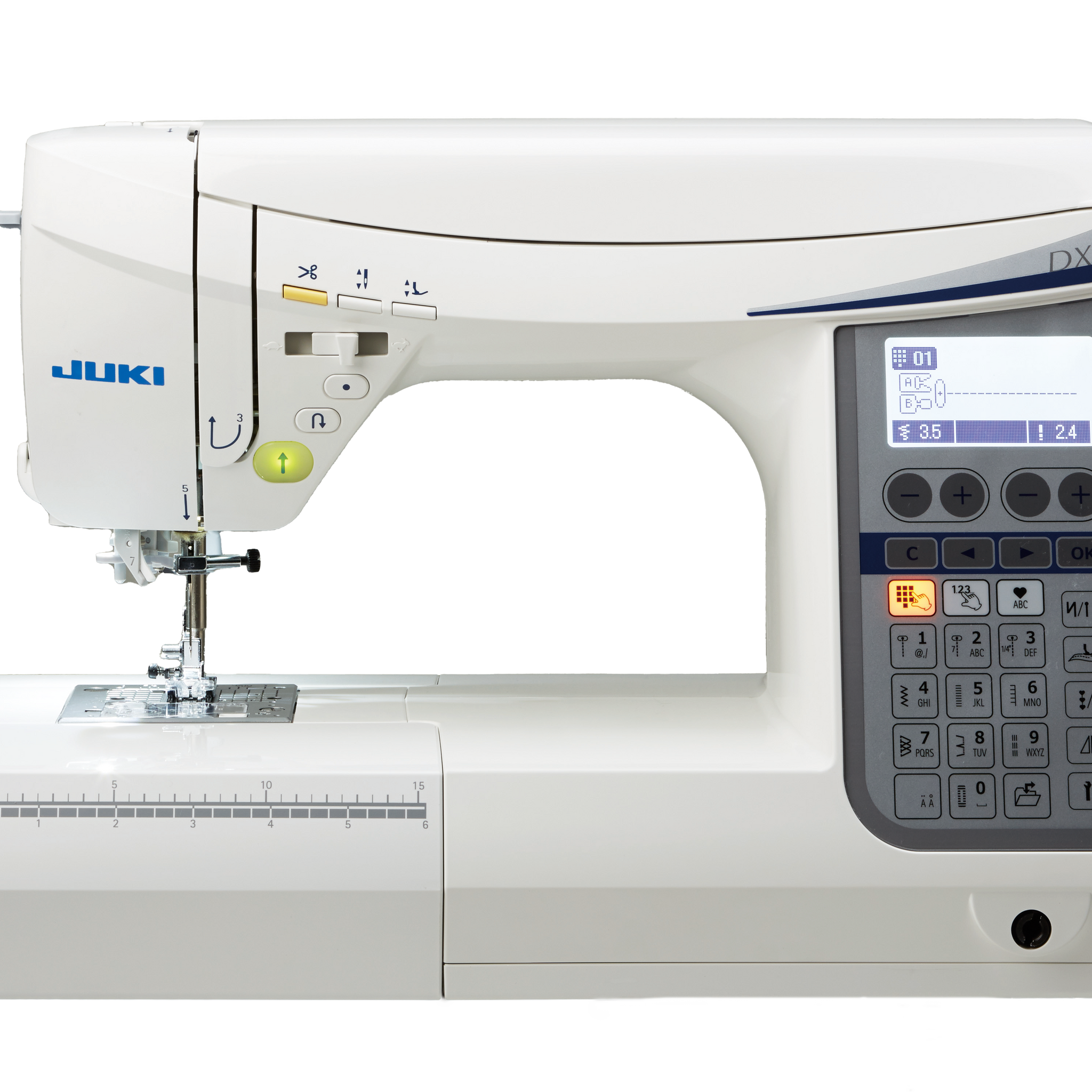 JUKI HZL-DX5 Household Sewing & Quilting Machine with Box Feed Technology and Thread Trimmer