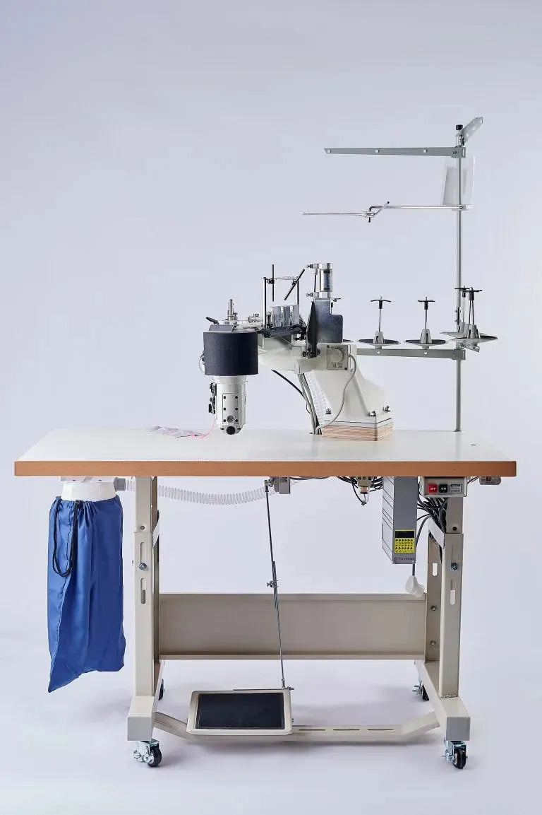 KANSAI SPECIAL NFS6604GFMH-H-DD Top & Bottom Coverstitch Machine with Table & Servo Motor