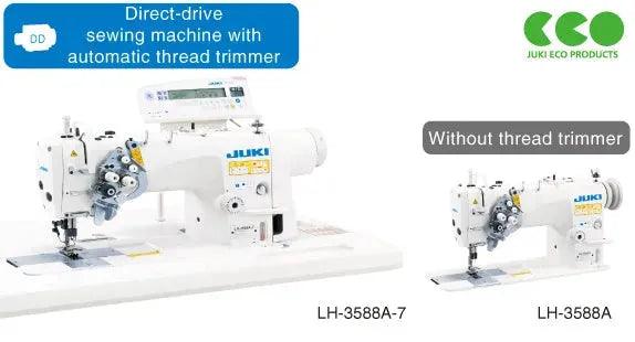 Juki LH3588AGF, 2-needle Lockstitch Machine, Split Needle Bar, Large Hook