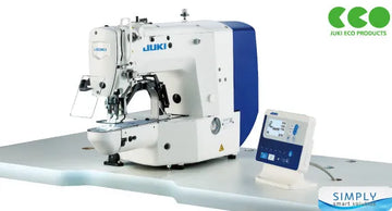 Juki LK1910S(H)A5000Z/MC6762DD, Computer-controlled Bartacking Machine with Table & Servo Motor