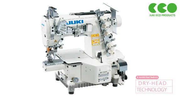 Juki MF7223DU10, K10B** / S921AD / CP18B, Small-cylinder-bed, Top & Bottom Coverstitch Machine with Table & Servo Motor