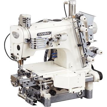 KANSAI SPECIAL NC-1001GSJ - Single Needle Ultra-Small Cylinder Bed Double Chainstitch Machine for Three-Ply Hemming