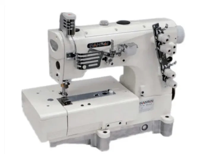 KANSAI SPECIAL NL-5801G-UTAB Flat Bed Coverstitch Machine with Automatic Functions, with Table & Servo Motor