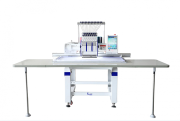 Prizzi PRZ-L1201CT — Single-Head Twelve-Needle Large-Area Industrial Embroidery Machine (1200 × 500 mm)