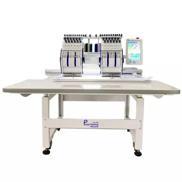 Prizzi PRZ-1202CT — Double-Head Twelve-Needle Industrial Embroidery Machine (400 × 500 mm)