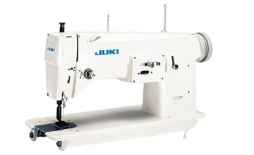 Máquina de coser programable Juki PS-800SB-2850ZKW para materiales ligeros. Área de costura: 280 × 500 mm.