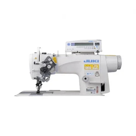 JUKI LH-3568A-F7WBAK135 Semi-Dry Head Double Needle Industrial Lockstitch Machine for Medium-Weight Materials with Control Box SC-920A & Operation Panel CP-18A