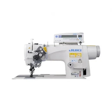 JUKI LH-3568A-F7WBAK135 Semi-Dry Head Double Needle Industrial Lockstitch Machine for Medium-Weight Materials with Control Box SC-920A & Operation Panel CP-18A