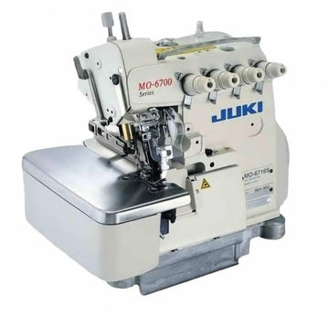 JUKI MO-6716S-FH6-60H Industrial Double-Needle High-Speed Safety Stitch Machine for Heavy Fabrics (6.4 mm Overedging Width)