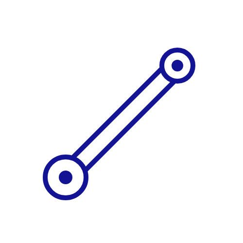 Lever and link icon for JUKI spare parts