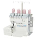 JUKI MO-2800 2/3/4 — Máquina overlock doméstica con enhebrado neumático, alimentación diferencial y dobladillo enrollado