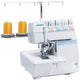 JUKI MO-735 — Overlock doméstico de 2/3/4/5 hilos con puntada de cadeneta y puntada de recubrimiento (24 opciones de puntada)