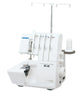 JUKI MO-654DE — Overlock doméstico de 2/3/4 hilos con alimentación diferencial y tensión de dial