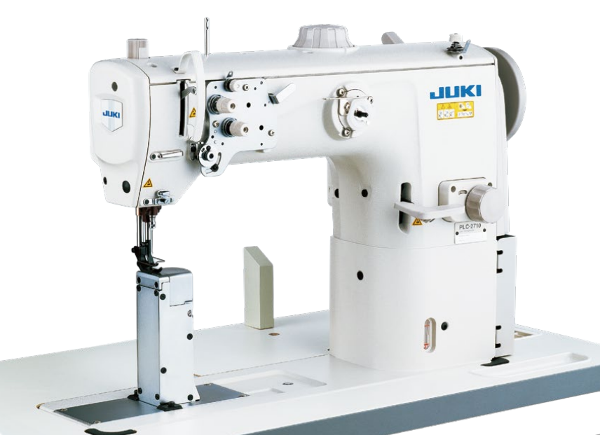 JUKI PLC-2710SB Industrial Single Needle Post-Bed Unison-Feed Lockstitch Sewing Machine with Large Hook and Pneumatic Auto-Lifter