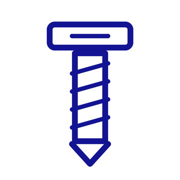 Screw M4 L=16 icon, JUKI part SM4041655SP
