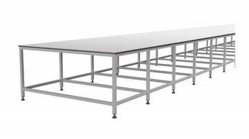 SERKON MTT Heavy Table — Heavy-Duty Modular Spreading Table (Width 1600–2000 mm)