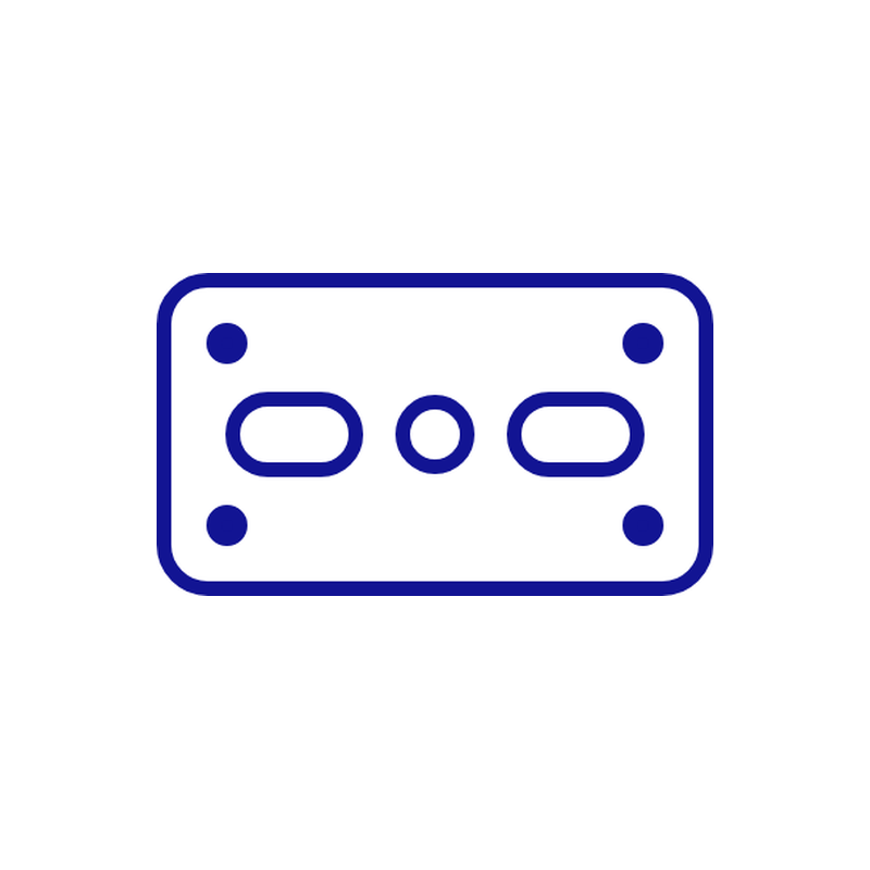 Throat plate icon for JUKI spare parts