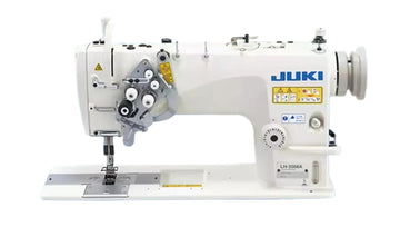 JUKI LH-3588A-GF - Industrial Double Needle Lockstitch Machine with Split Needle Bar & Large Hooks (6.4 mm Gauge)